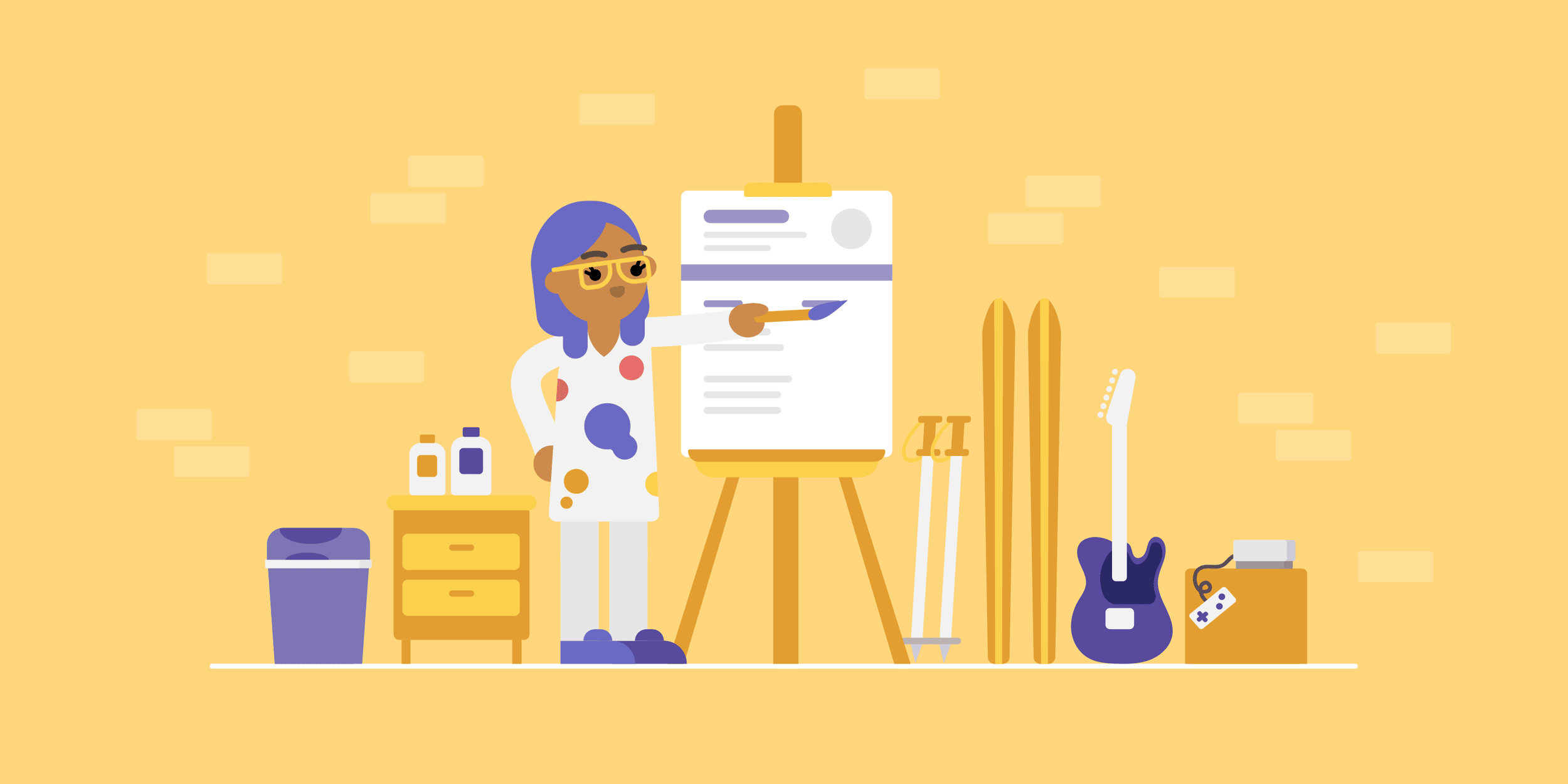 Fill the empty space with your hobbies and interests!